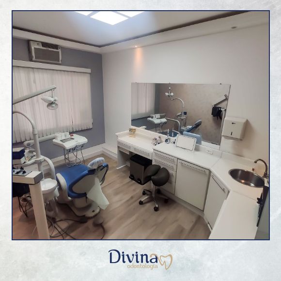 Recepção da Divina Odontologia - Penha, SP
